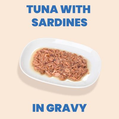 Show full view: Almo Nature HQS Complete Tuna with Sardine Grain-Free Canned Cat Food, 2.47-oz, case of 12 slide 3 of 9