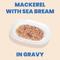 Show in main carousel: Almo Nature HQS Complete Mackerel with Sea Bream Grain-Free Canned Cat Food, 2.47-oz, case of 12 slide 3 of 9
