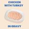 Show in main carousel: Almo Nature HQS Complete Chicken with Turkey Grain-Free Canned Cat Food, 2.47-oz, case of 12 slide 3 of 9