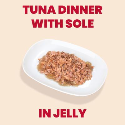 Show full view: Almo Nature HQS La Cucina Tuna with Sole Grain-Free Cat Food Pouches, 1.94-oz, case of 12 slide 3 of 11