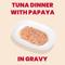 Show in main carousel: Almo Nature HQS La Cucina Tuna with Papaya Grain-Free Cat Food Pouches, 1.94-oz pouch, case of 12 slide 3 of 12