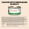 Show in main carousel: Almo Nature HQS Complete Chicken Recipe with Green Beans Grain-Free Canned Cat Food, 2.47-oz, case of 12 slide 7 of 9