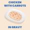 Show in main carousel: Almo Nature HQS Complete Chicken Recipe with Carrots Grain-Free Canned Cat Food, 2.47-oz, case of 12 slide 3 of 11