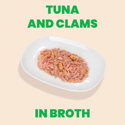 Show full view: Almo Nature HQS Natural Tuna & Clams in Broth Grain-Free Canned Cat Food, 2.47-oz, case of 24 slide 3 of 11