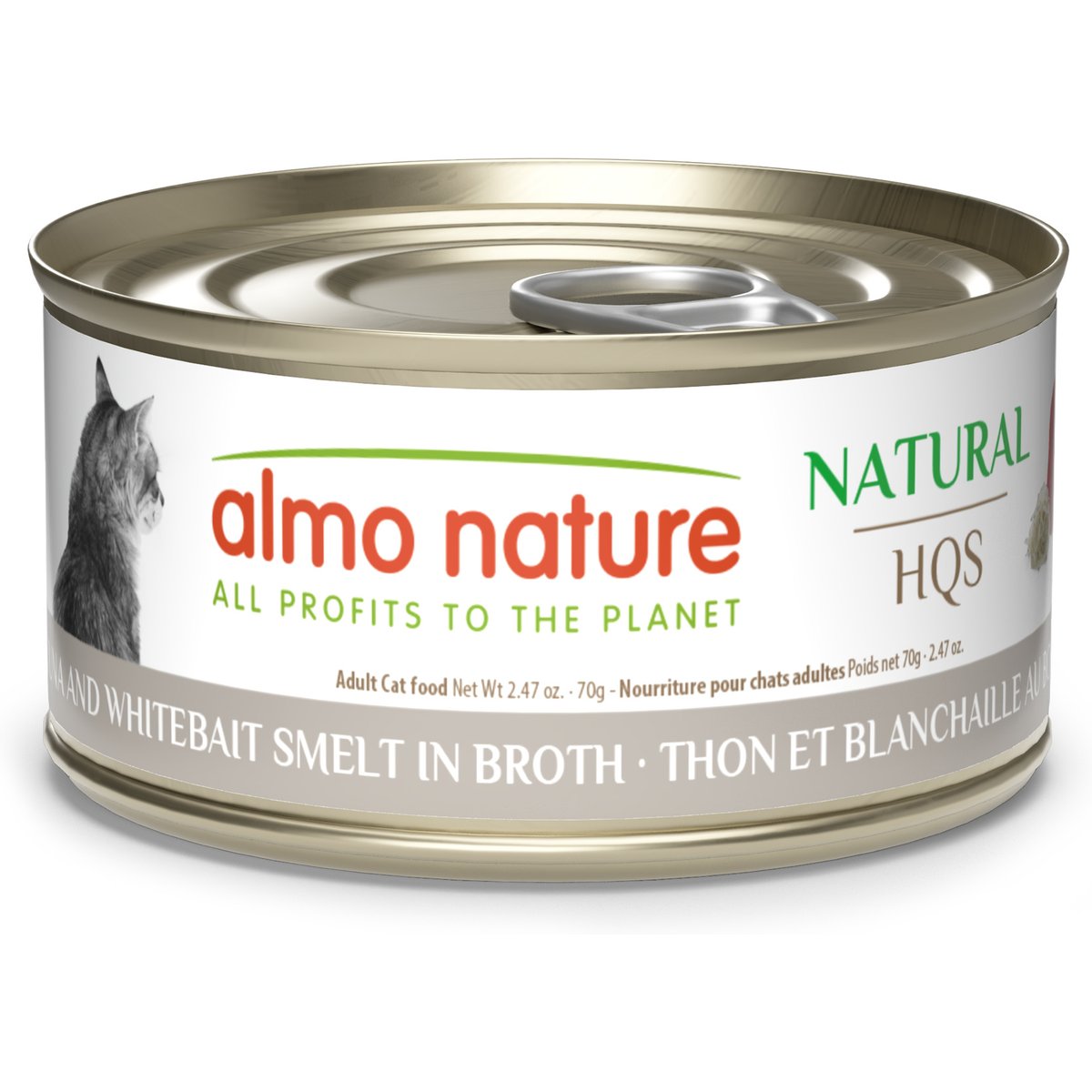 Almo Nature Legend Tuna and Whitebait Cat Food, 2.47-oz, 24 ct