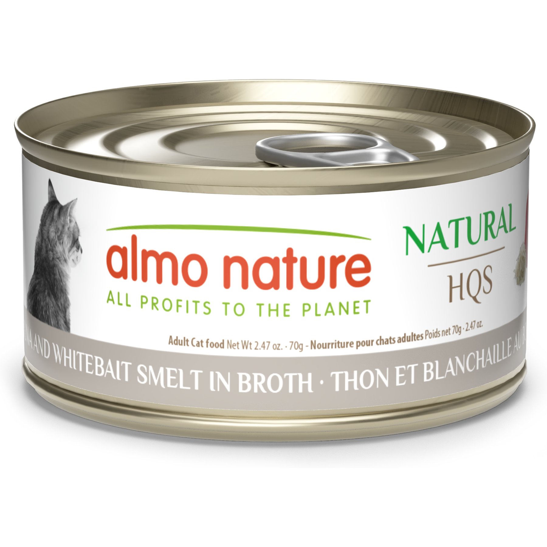 Almo Nature Legend Tuna and Whitebait Cat Food, 2.47-oz, 24 ct