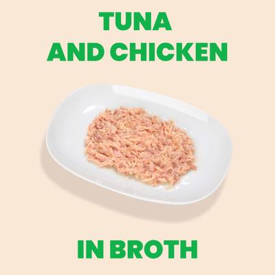 Show full view: Almo Nature HQS Natural Tuna & Chicken in Broth Grain-Free Canned Cat Food, 2.47-oz, case of 24 slide 3 of 10