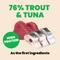 Show in main carousel: Almo Nature HQS Natural Trout & Tuna in Broth Grain-Free Canned Cat Food, 2.47-oz, case of 24 slide 6 of 11