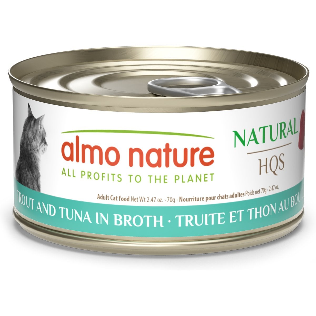 Almo Nature Legend 100% Natural Trout & Tuna Cat Food, 2.47-oz, 24 ct