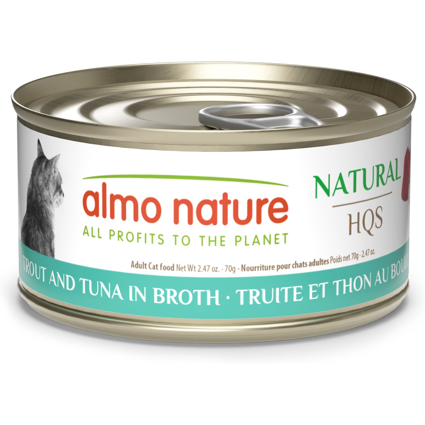 Almo Nature Legend 100% Natural Trout & Tuna Cat Food, 2.47-oz, 24 ct