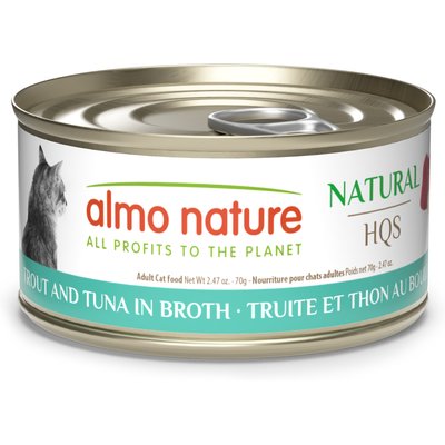 Almo Nature Almo Nature Legend 100% Natural Trout & Tuna Cat Food, 2.47-oz, 24 ct