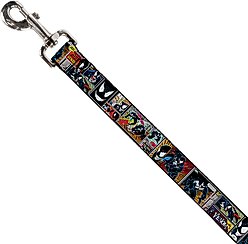 Buckle-Down Marvel Comics Venom Comic Book Panels Polyester Dog Leash, Black, 6-ft long, 1-in wide slide 2 of 2