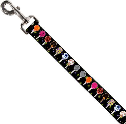 Show full view: Buckle-Down Star Wars Festive Lollipop Icons Polyester Dog Leash, 6-ft long, 1-in wide slide 2 of 2
