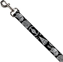Buckle-Down Star Wars Ships & Vehicles Polyester Dog Leash, Black, 4-ft long, 1-in wide slide 2 of 2