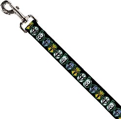 Buckle-Down Star Wars the Mandalorian Helmets Polyester Dog Leash, 6-ft long, 1-in wide slide 2 of 2