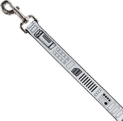 Buckle-Down Star Wars Stormtroopers Utility Belt Bounding Polyester Dog Leash, White, 4-ft long, 1-in wide slide 2 of 2