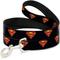 Show in main carousel: Buckle-Down DC Comics Superman Shield Polyester Dog Leash, Black, 6-ft long, 1-in wide slide 1 of 2