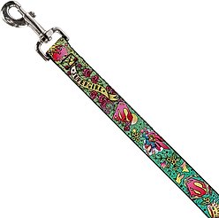 Buckle-Down DC Comics Supergirl Tattoo Scene Polyester Dog Leash, Green, 6-ft long, 1-in wide slide 2 of 3
