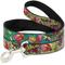 Show in main carousel: Buckle-Down DC Comics Supergirl Tattoo Scene Polyester Dog Leash, Green, 6-ft long, 1-in wide slide 1 of 4