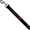 Show in main carousel: Buckle-Down Dodge Red Rhombus Repeat Polyester Dog Leash, Black, 4-ft long, 1-in wide slide 2 of 2