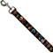Show in main carousel: Buckle-Down Mattel Masters of the Universe Eleven Character Faces Polyester Dog Leash, Black, 6-ft long, 1-in wide slide 2 of 6