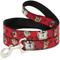 Show in main carousel: Buckle-Down Looney Tunes Tasmanian Devil Expressions Swirl Polyester Dog Leash, Red, 4-ft long, 1-in wide slide 1 of 6