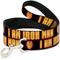 Show in main carousel: Buckle-Down Marvel Comics Iron Man Face I Am Iron Man Polyester Dog Leash, Yellow, 6-ft long, 1-in wide slide 1 of 7