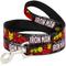 Show in main carousel: Buckle-Down Marvel Comics The Invincible Iron Man Stacked Comic Books Action Poses Polyester Dog Leash, Red, 6-ft long, 1-in wide slide 1 of 7