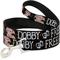 Show in main carousel: Buckle-Down Warner Bros. Dobby Is Free 3 Dobby Poses Star Swirls Polyester Dog Leash, Black, 6-ft long, 1-in wide slide 1 of 6