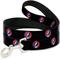 Show in main carousel: Buckle-Down Grateful Dead Steal Your Face Repeat Polyester Dog Leash, Black, 4-ft long, 1-in wide slide 1 of 6