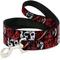 Show in main carousel: Buckle-Down Warner Bros. Friday the 13th Jason Mask Axe Blood Splatter Polyester Dog Leash, Red, 6-ft long, 1-in wide slide 1 of 6