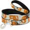 Show in main carousel: Buckle-Down Disney The Nightmare Before Christmas Jack Pose & Pumpkins Collage Polyester Dog Leash, Orange, 6-ft long, 1-in wide slide 1 of 6