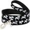 Show in main carousel: Buckle-Down Disney Dalmatians Running Paws Polyester Dog Leash, White, 4-ft long, 1-in wide slide 1 of 6