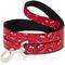 Show in main carousel: Buckle-Down Disney Animal Expressions Scattered Polyester Dog Leash, Red, 4-ft long, 1-in wide slide 1 of 6