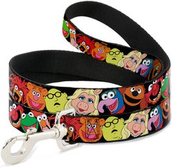 Buckle-Down Disney Muppets Faces Polyester Dog Leash, 6-ft long, 1-in wide