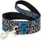 Show in main carousel: Buckle-Down Stitch Poses Mini Scrump Scattered Polyester Dog Leash, Grey, 6-ft long, 1-in wide slide 1 of 6