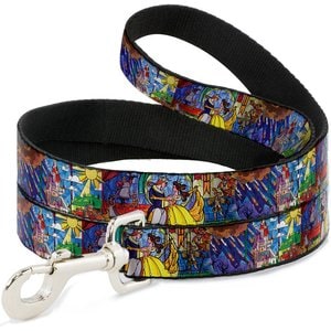 Buckle-Down Hunde-Leine „Beauty & The Beast“ – 6 Fuß (ca. 1,8m), 1 Zoll Breit
