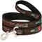 Show in main carousel: Buckle-Down Drink Coca-Cola Pause & Refresh Bottle Polyester Dog Leash, Brown, 6-ft long, 1-in wide slide 1 of 6