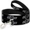 Show in main carousel: Buckle-Down GM 1965 Chevrolet Bowtie Polyester Dog Leash, Black, 6-ft long, 1-in wide slide 1 of 6