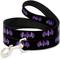 Show in main carousel: Buckle-Down DC Comics Batman Signal Plaid Polyester Dog Leash, Purple, 4-ft long, 1-in wide slide 1 of 6