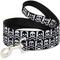 Show in main carousel: Buckle-Down Skull Cross Bones Blocks Polyester Dog Leash, 4-ft long, 1-in wide slide 1 of 6