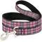 Show in main carousel: Buckle-Down Plaid Pink Polyester Dog Leash, 4-ft long, 1-in wide slide 1 of 6