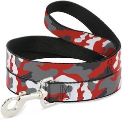 Buckle-Down Camo Orange Polyester Dog Leash, 6-ft long, 1-in wide