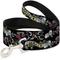 Show in main carousel: Buckle-Down Lucky Polyester Dog Leash, Black, 6-ft long, 1-in wide slide 1 of 6