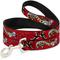 Show in main carousel: Buckle-Down Lucky Polyester Dog Leash, Red, 6-ft long, 1-in wide slide 1 of 6