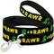 Show in main carousel: Buckle-Down Rrrawr Dinosaur Polyester Dog Leash, Yellow, 4-ft long, 1-in wide slide 1 of 6