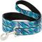 Show in main carousel: Buckle-Down Jazzy Wave Scribble Polyester Dog Leash, Blue, 4-ft long, 1-in wide slide 1 of 6