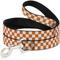 Show in main carousel: Buckle-Down Checker Polyester Dog Leash, Orange, 6-ft long, 1-in wide slide 1 of 6