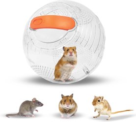 Happy Habitats 7-in Roam Hamster Exercise Ball, Clear