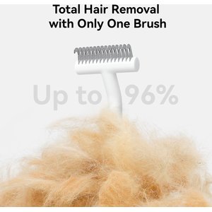aumuca Dog & Cat Deshedding & Dematting Undercoat Rake, White